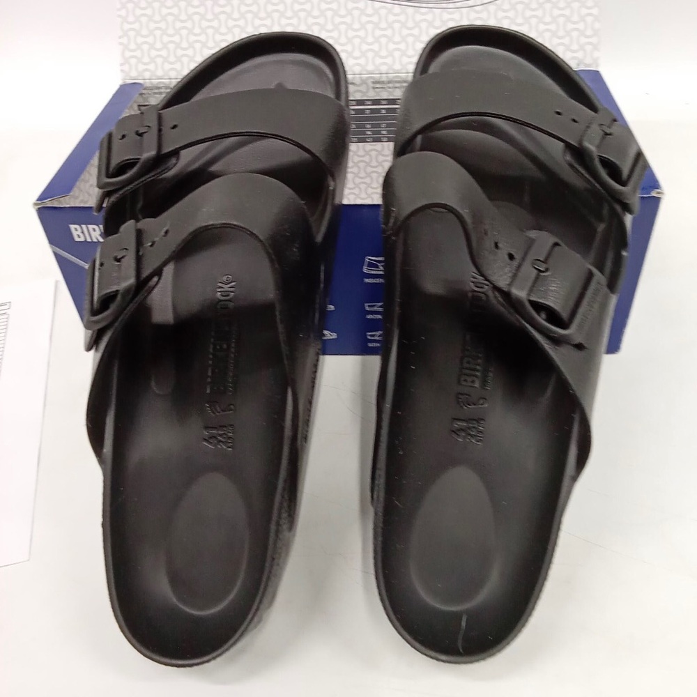 NWB Birkenstocks Arizona Essentials Black Sandals 10 (M) 41 EU